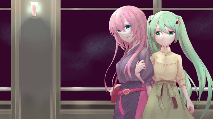 猫山田Pさんのネギトロな新曲にイラスト描かせて頂きました!片思い、いいですね…。 