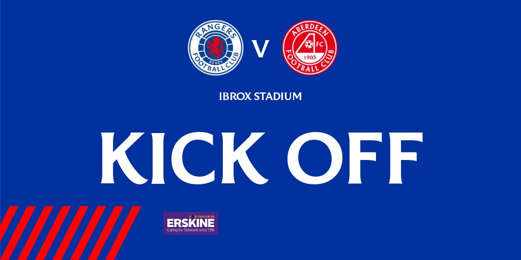 RangersFC's tweet image. KICK-OFF: We are underway at Ibrox.

Come on The #Champion55