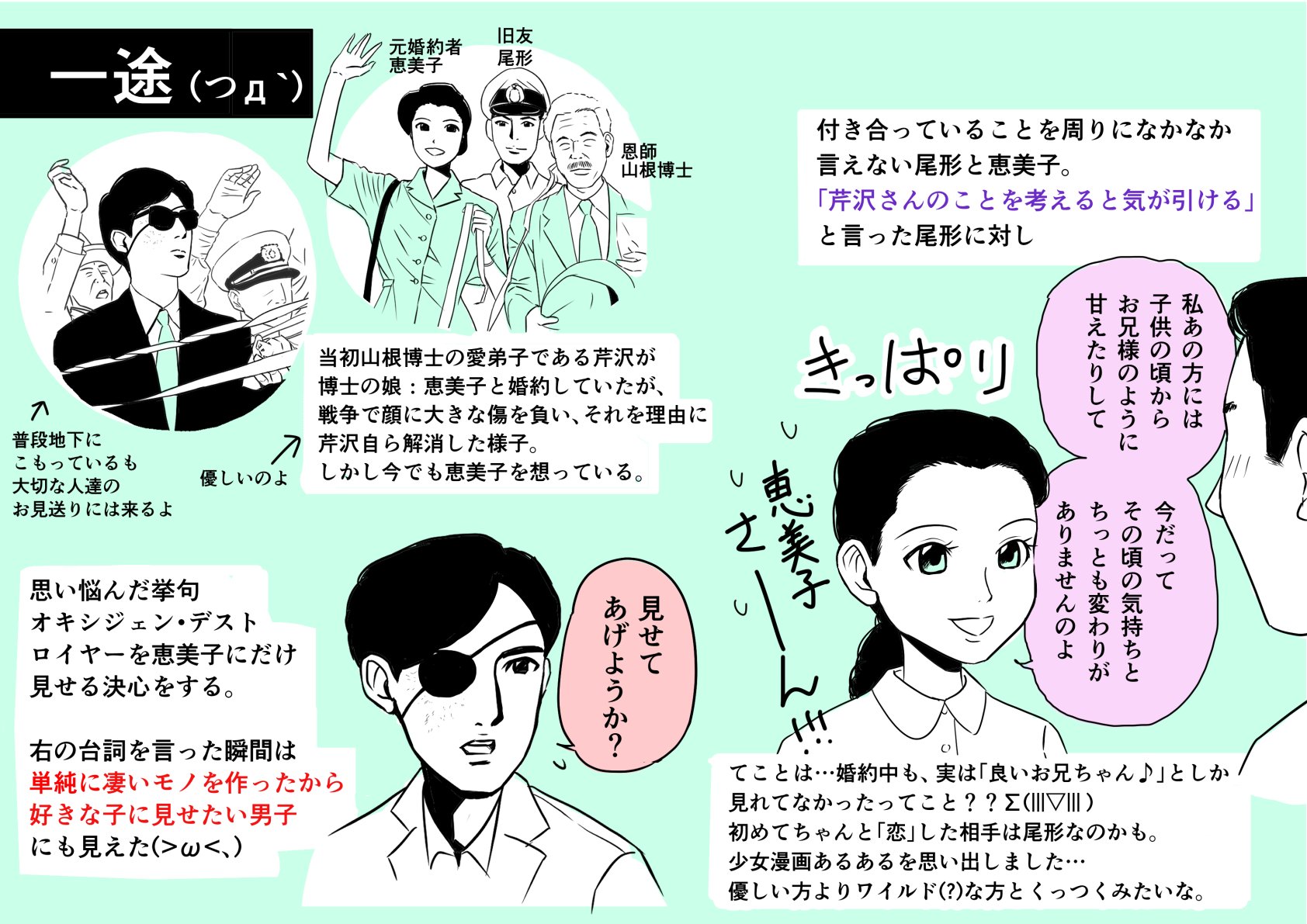 湯浅みき 公式 芹沢博士 1954年公開の初代ゴジラに登場 や もう 芹沢博士も刺さる人には刺さりまくりの人物ですね イラストの説明にはお笑い要素入れましたが 博士のことを考えると 戦争を体験した科学者だからこそ もう2度と科学の力を