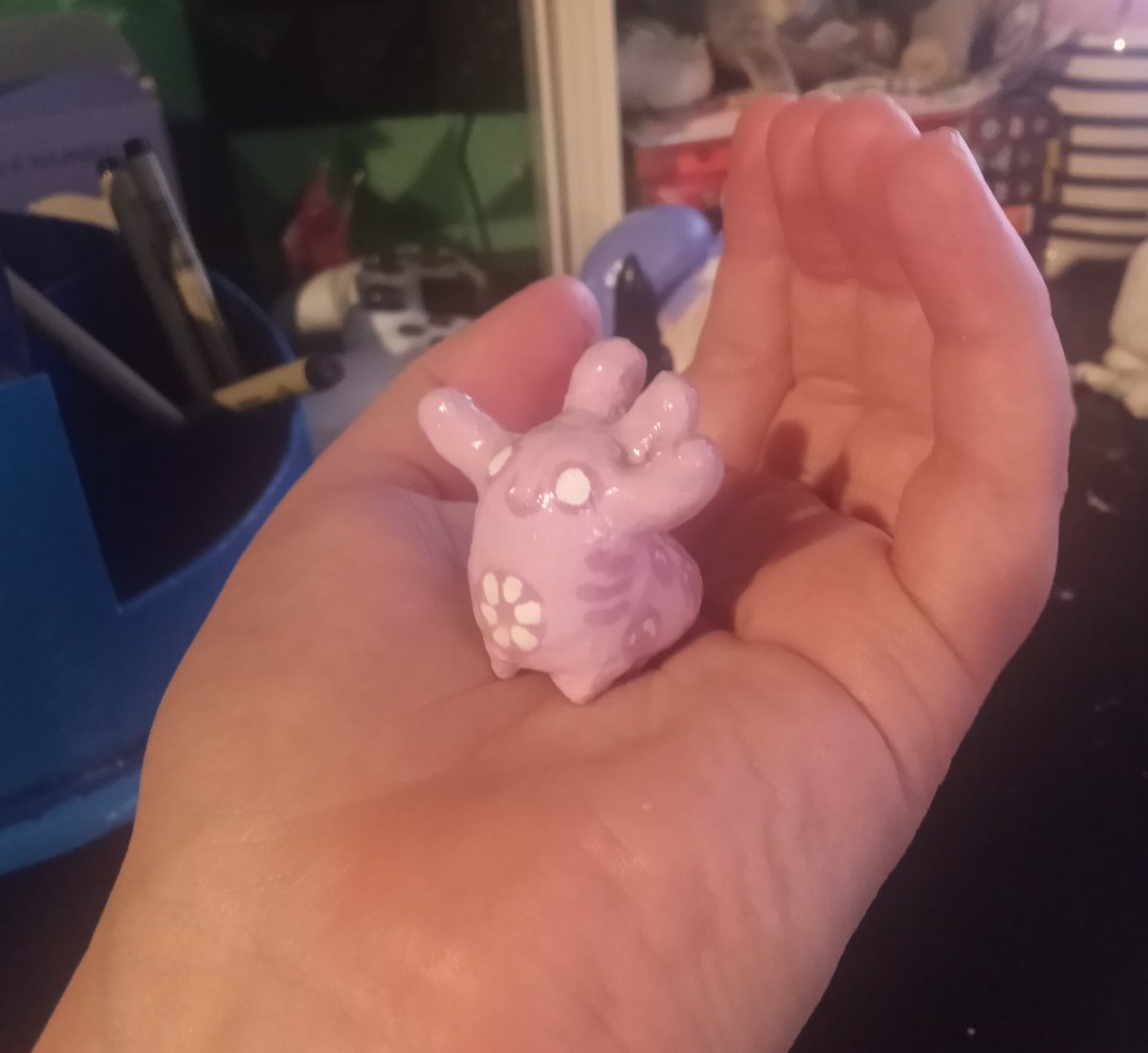 twumblunni's tweet photo. Completed!!!
Chibi cute pastel style Dr Snapped sculpture~!
Made using air-drying clay and acrylic paints. (And love!)
Everyone's favourite monster grandpa, now in portable form~!
#drsnapped #ガルマッゾ https://t.co/HXTLGm9x3l