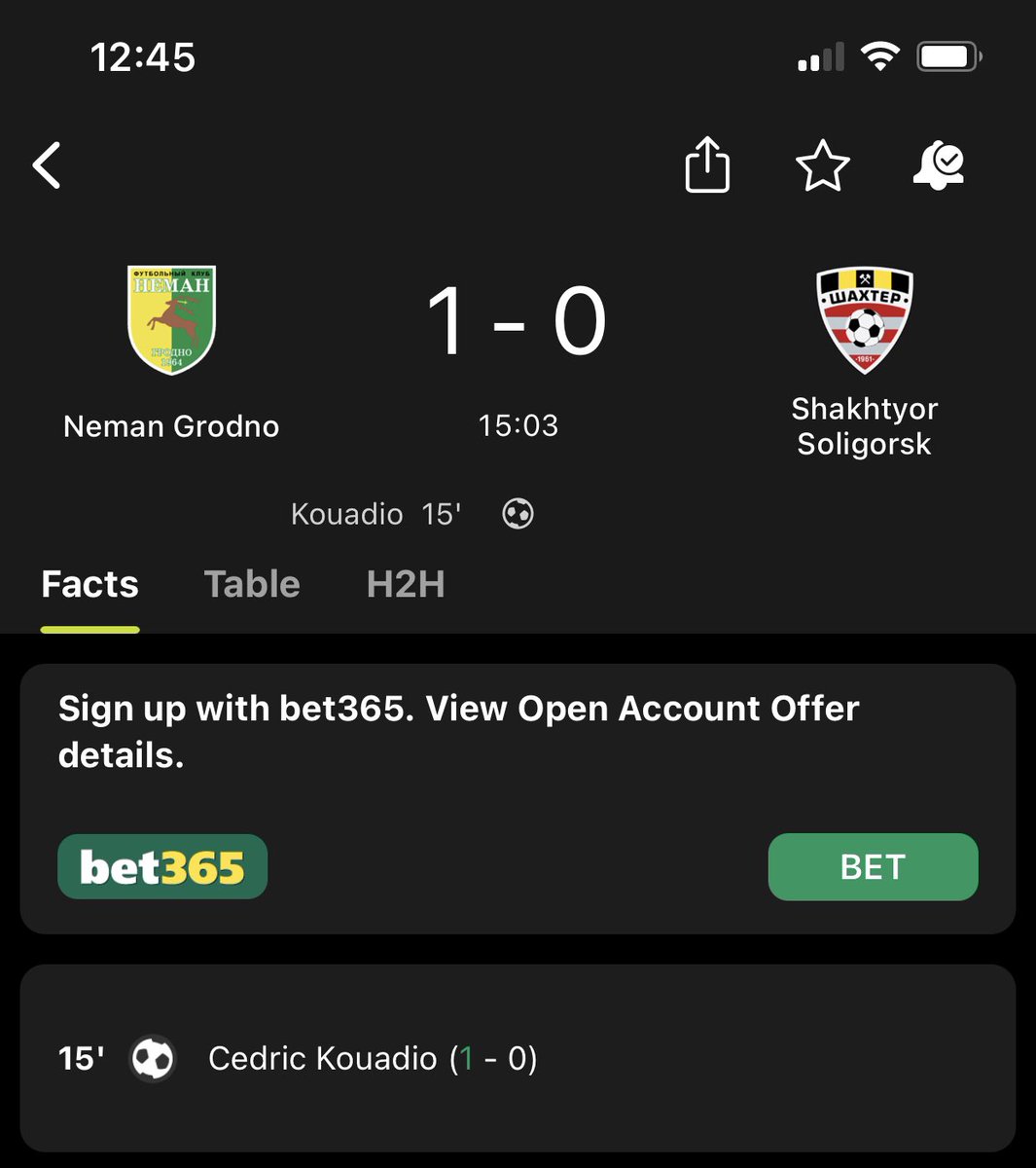 NemanGlasgow's tweet photo. GOOOAAALLLLL GOALLLLL 💚💛🦌

15 mins gone and we’ve only gone and taken the lead!!!!! 

KOUADIO WITH THE GOAL 💚💛🦌

#fcneman #nemanfamily #nemangrodno #BelarusianPremierLeague https://t.co/0cuQLb5t9U