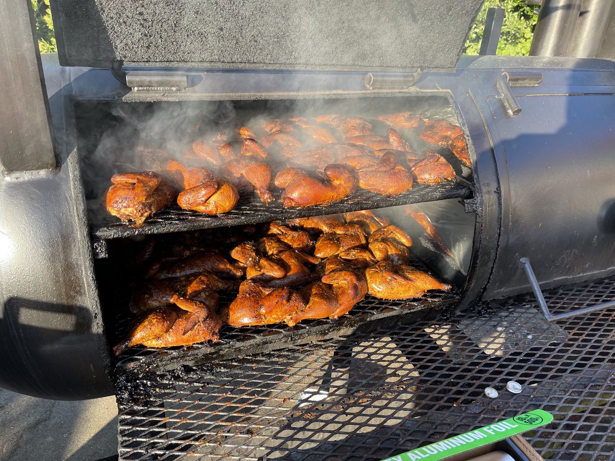 MHSsportszone's tweet photo. Game Day! MHS Athletics Booster BBQ kicks off at 10:00am this morning!. $10 Meals. Orange And Green Day! Go Mustangs! ⁦@Mandarin_hs_fb⁩ https://t.co/BZ255oPQIs