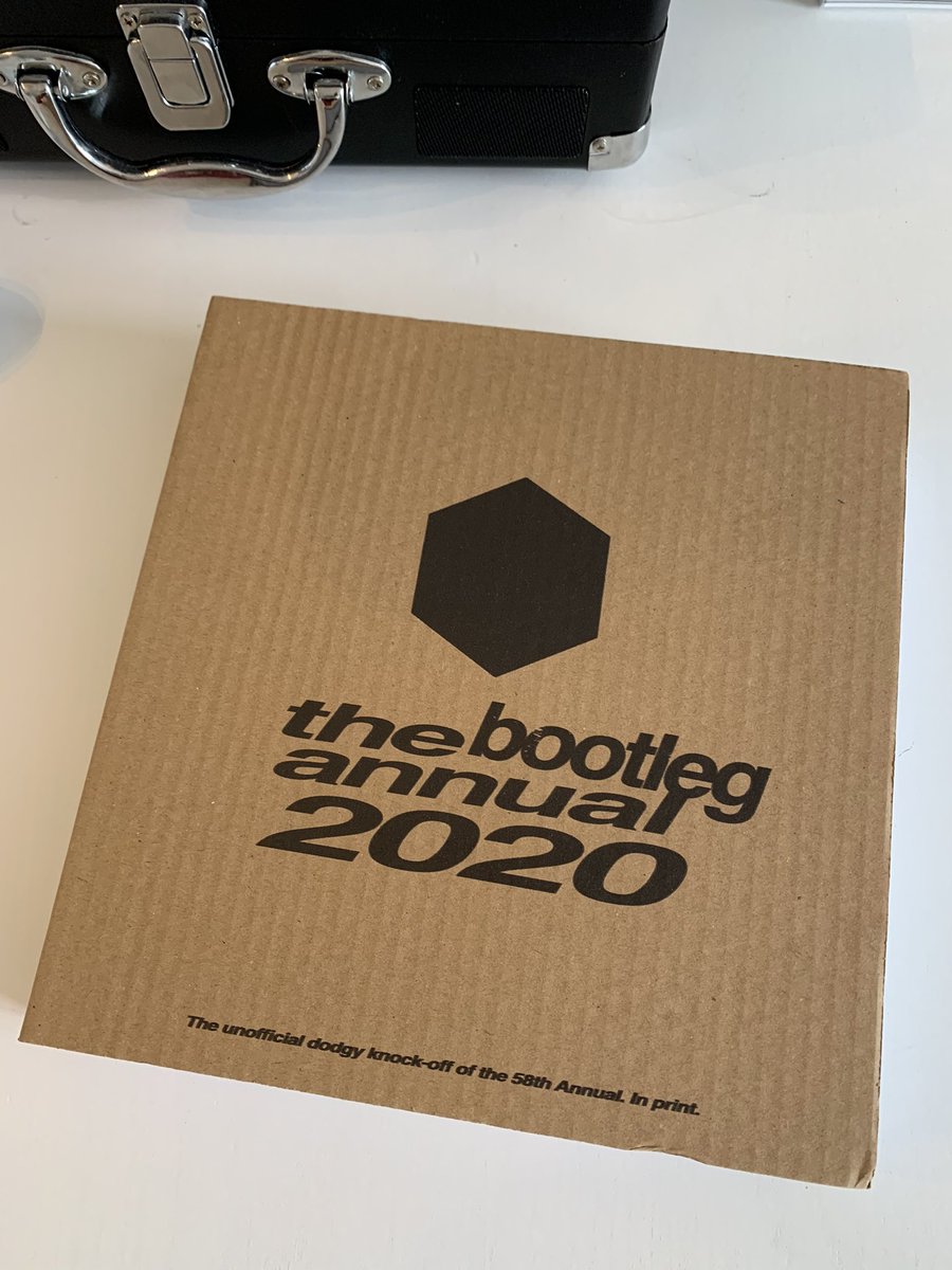 Little present in the post this morning! Just received my <a href="/NotDEandADYet/">The Bootleg Annual</a> bootleg annual. Such a great project and brilliant to see them keeping the flame alive. Nice illicit, bootleg-y feeling to the design too.