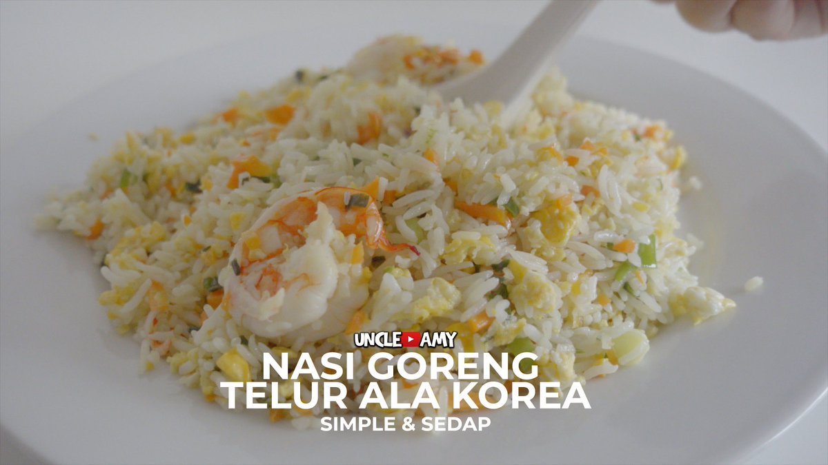 RahamiRahmat's tweet photo. NASI GORENG TELUR ALA KOREA 🥘🍳

Dah BOSAN makan MAKANAN RAYA KE 3 ni. 
Apa kata cuba NASI GORENG TELUR ALA KOREA yang sangat senang ,cepat dan sedap 😋. TAK PERLU menumis hang CAMPAK-CAMPAK

https://t.co/OqqcDzlhmP https://t.co/muWRZaw3wA