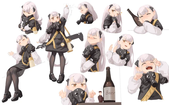 #少女前线 #girlsfrontline #ドルフロ 很多阿尔法 