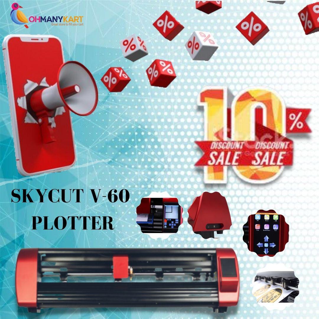 Bring the change of modernity with V60 in the creationn,ideas,thoughts and get 10%off on purchase of skycut V60 
#ohmanykart#Skycut#skycutindia#v60#plotter#printer#printerplotter#screenprinter#printerservice#SkycutV60#highsensitive#multilanguage#manymoretocome#product#productfor