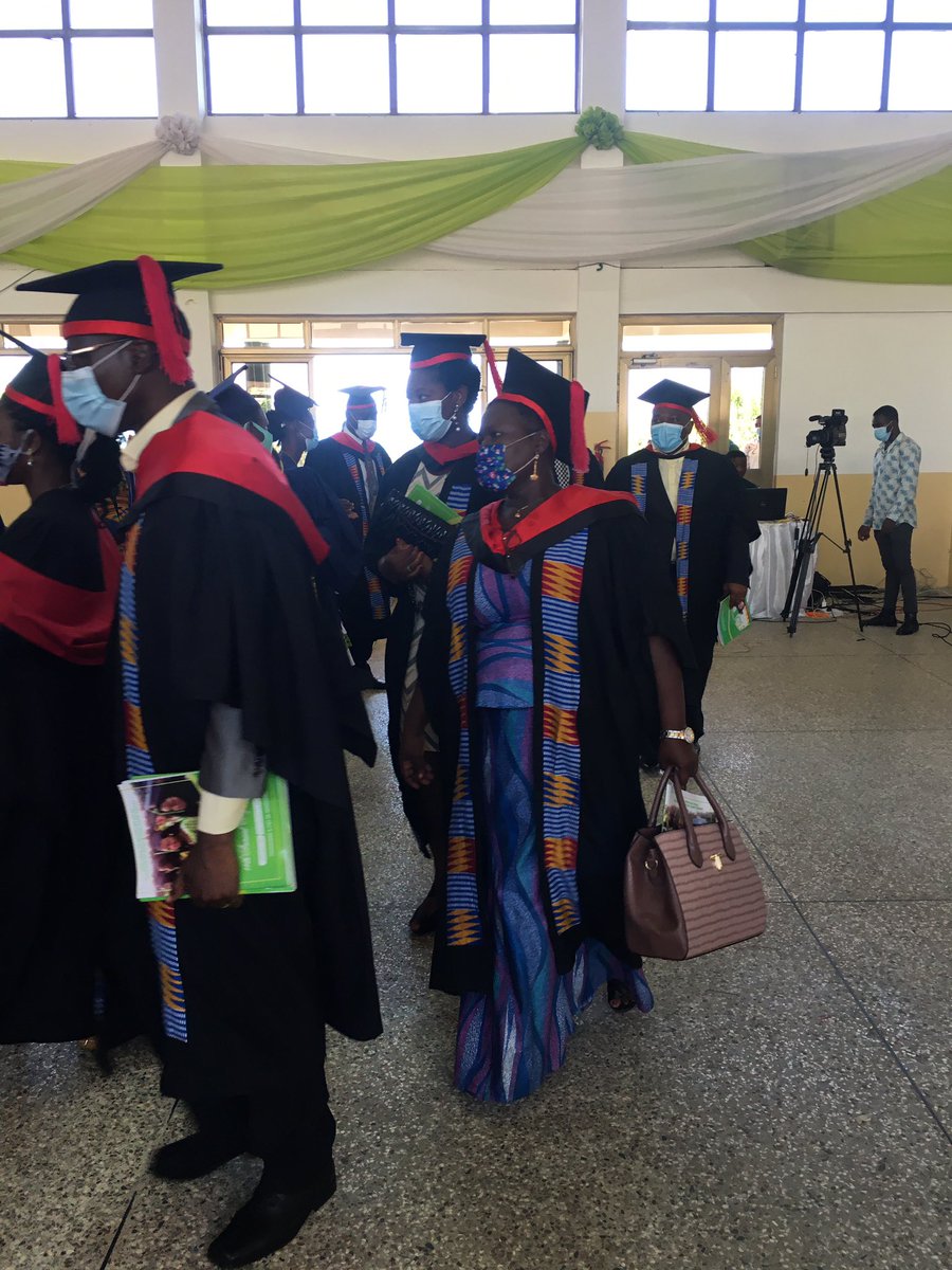 Recession of convocation at the #14thGraduation ceremony of <a href="/OLACoEGH/">OLA College of Education</a>