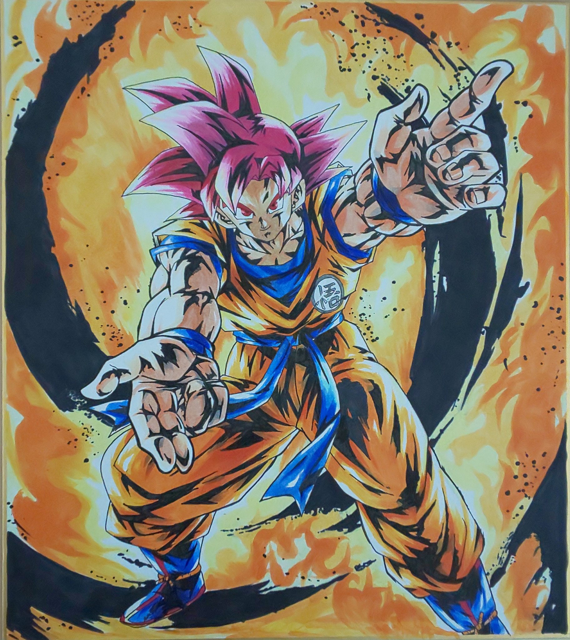 تويتر 岩です على تويتر ドラゴンボールレジェンズより 超サイヤ人ゴッド孫悟空を模写しました 悟空の日 悟空の日21 模写 ドラゴンボールレジェンズ T Co Fgx6y05hpc