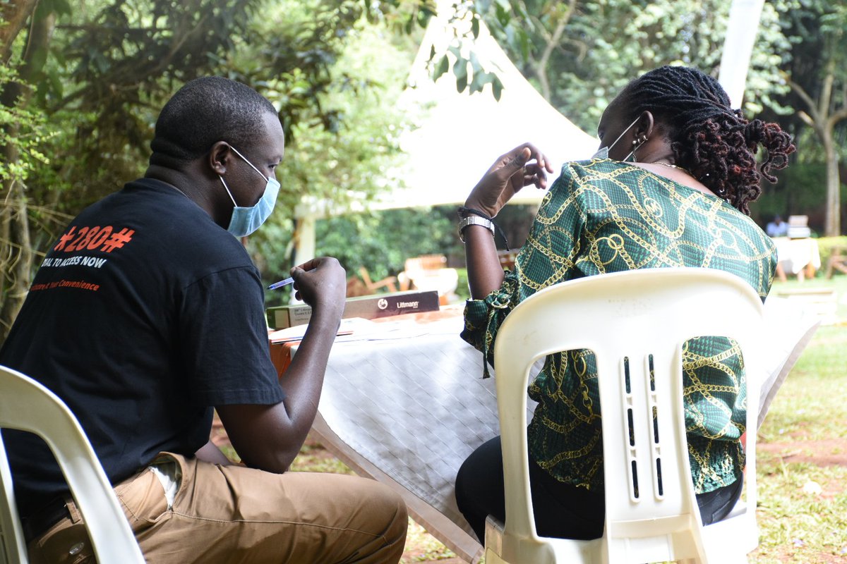 RocketHealthUG's tweet photo. .@RocketHealthUG medical team providing free medical check ups to participants at the ongoing Human Resource Managers and Consultants meet up event - #HRFunHouseMeetUp at The Carnival Naguru. https://t.co/ocXdp4uOhj