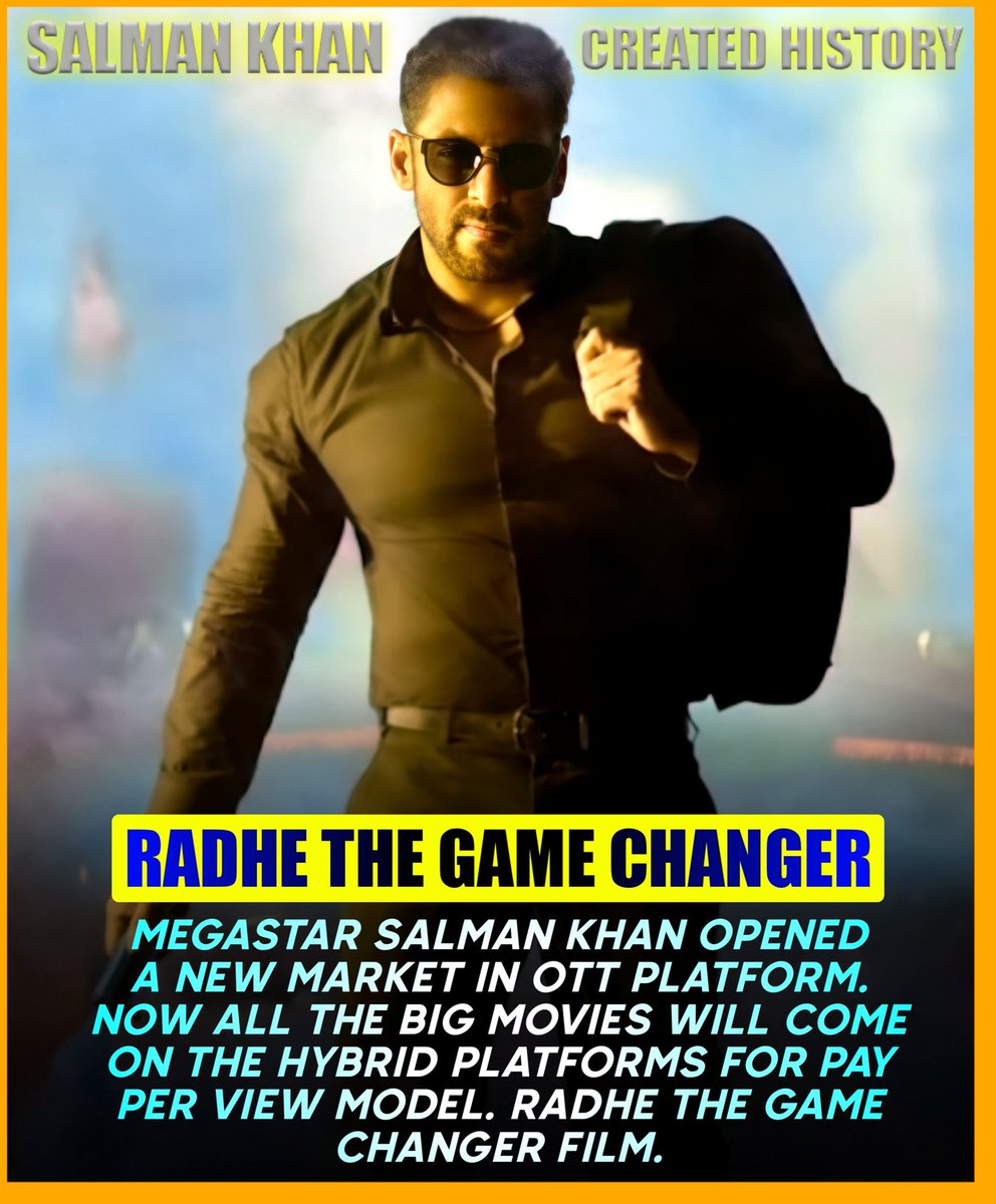 SKDiehardFans's tweet photo. Once #SRK said, "Salman Khan Leads The Path & We Follow It"
#RadheBlockbuster #Radhe #SalmanKhan https://t.co/eeGJPFez6i