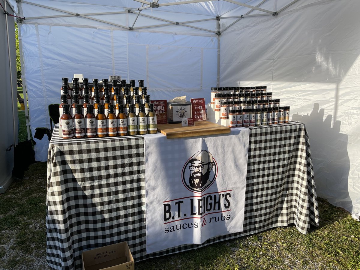 btleighs's tweet photo. We are setup at @glendalespringfest 2021 in beautiful, historic #glendaleky ! Swing on by, say hey and get your summer grilling right! #btleighs #showszn #shoplocal #shopwell #kyproud #buylocal #supportlocal #supportsmallbusiness https://t.co/mG2sScrSiZ