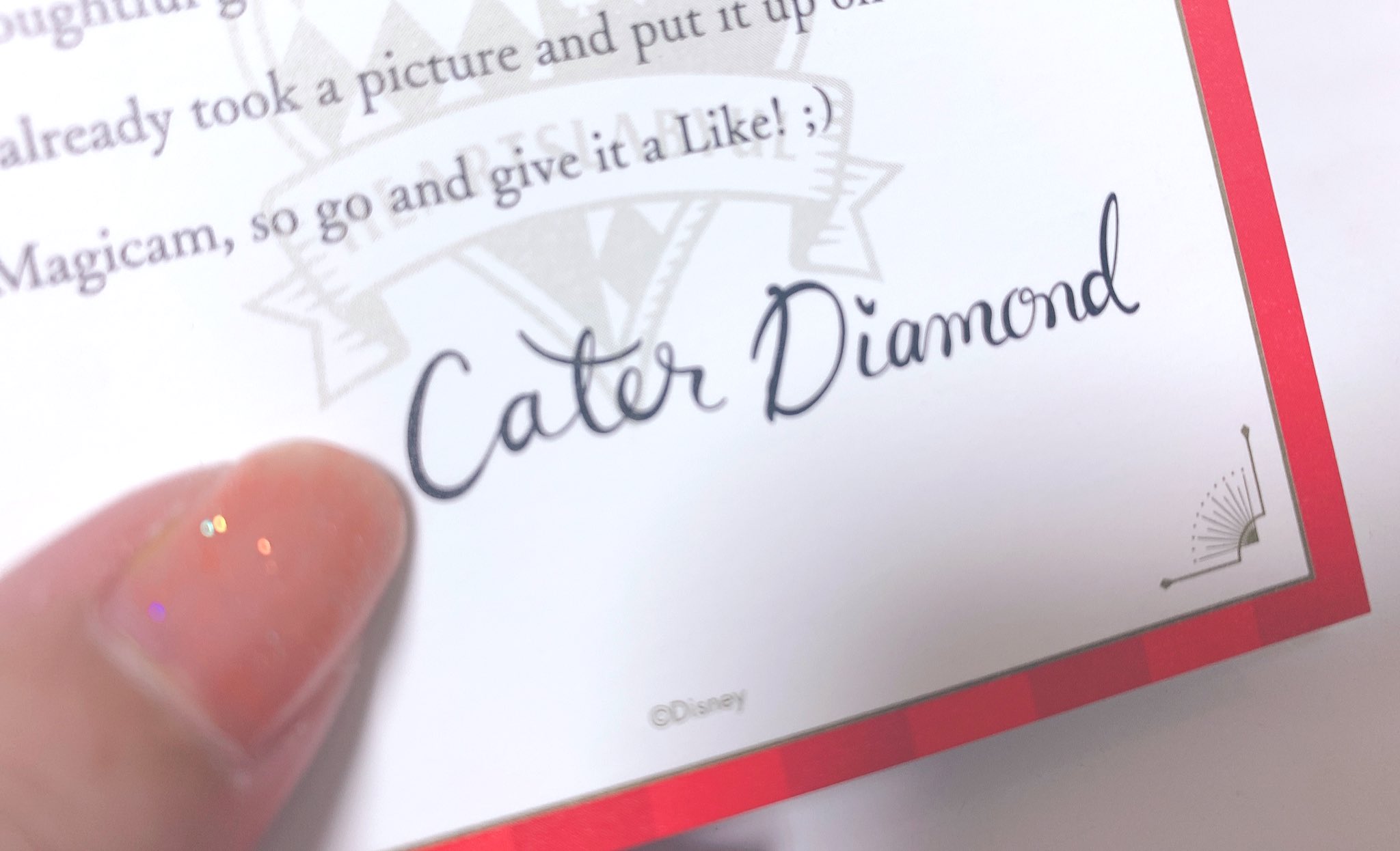 うーゆ ツイステのバレンタインギフトのメッセージカード けーくん最高