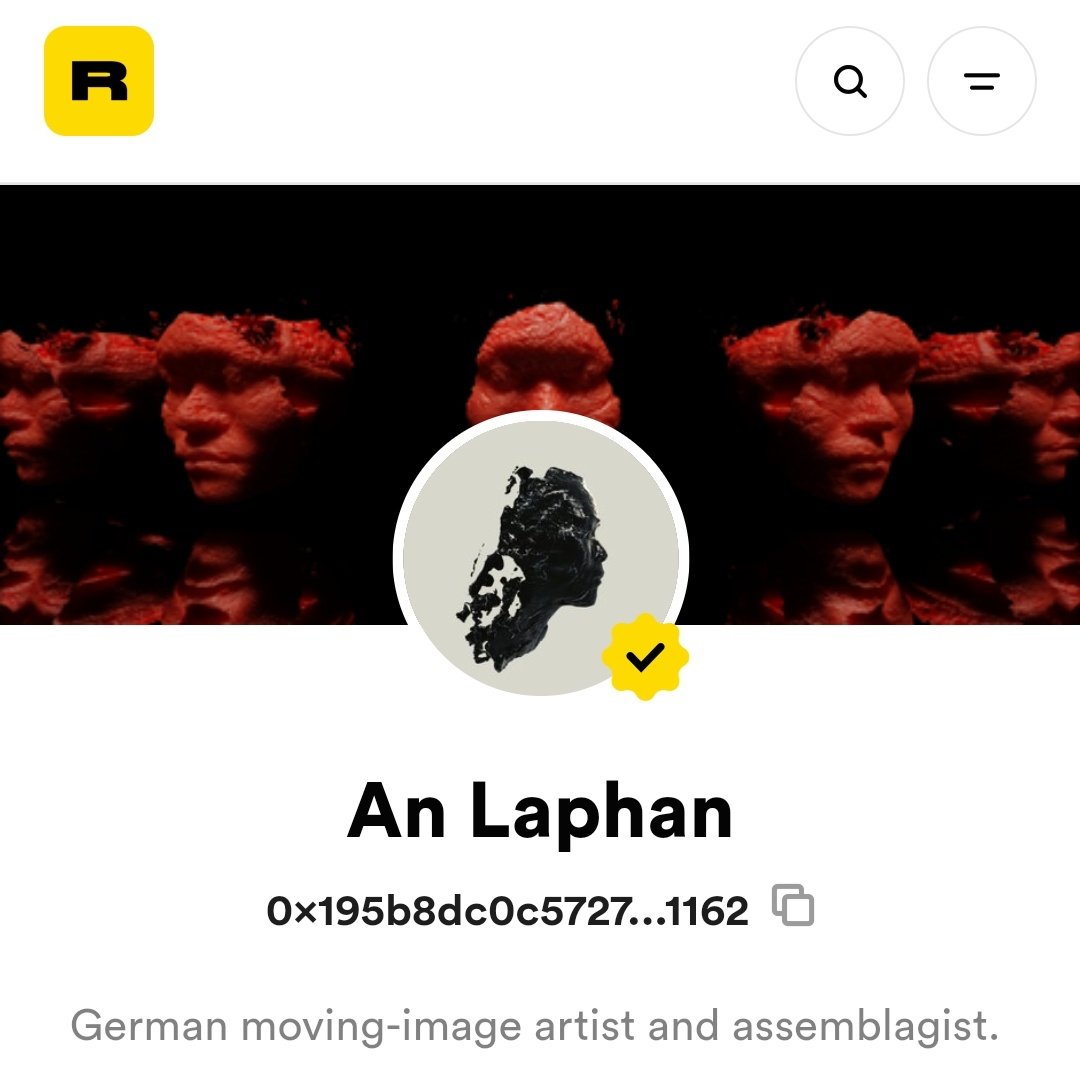 laphanesque's tweet photo. Nice, I'm finally verified on Rarible 😍
#NFTs #NFTCommunity #rarible https://t.co/2TlCZgi5qr