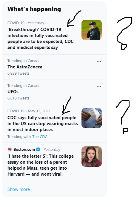 PPCCalgaryFLawn's tweet photo. What is screwed up? 
The world?
COVID?
Twitter?
or is it simply, the Americans?
#cdnpoli https://t.co/eV1SVH7VU5