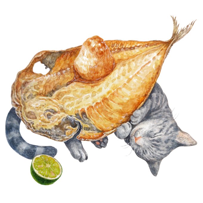 アジの干物のtwitterイラスト検索結果 アジの干物のtwitterイラスト検索結果