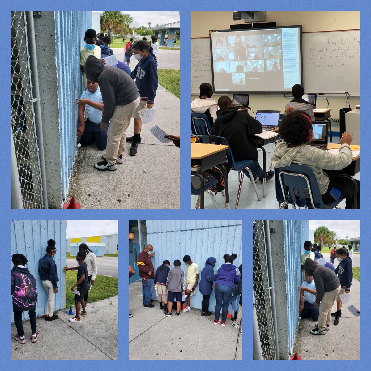 ArcolaLakeElem's tweet photo. Our 5th graders are ready for their Science test. Today was our Science Boot Camp. Both physical and online students were able to experience a fun-filled day of science! Special thanks to our 5th grade team, Ms. Hill and the best CSS @LolitaSmith05 https://t.co/VJDuI91zNB