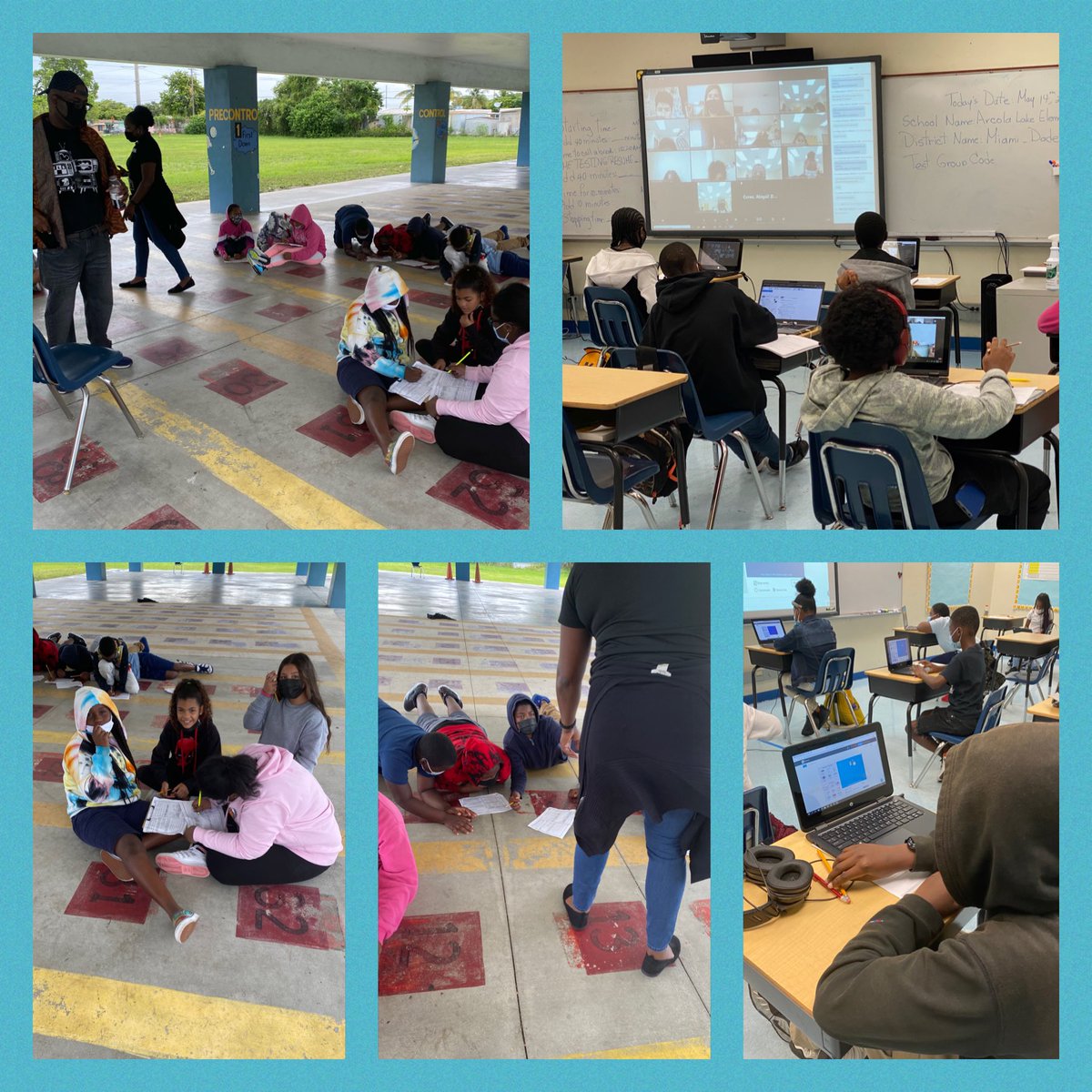 ArcolaLakeElem's tweet photo. Our 5th graders are ready for their Science test. Today was our Science Boot Camp. Both physical and online students were able to experience a fun-filled day of science! Special thanks to our 5th grade team, Ms. Hill and the best CSS @LolitaSmith05 https://t.co/VJDuI91zNB