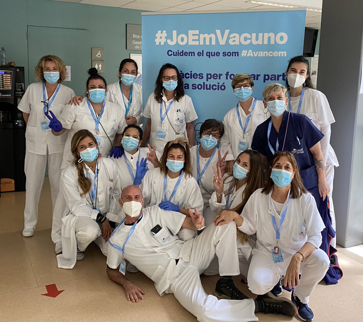 Durant aquesta setmana, de dilluns a dissabte, l’equip d’#AtencioPrimaria de Can Bou (CASAP) ha administrat 2.712 vacunes