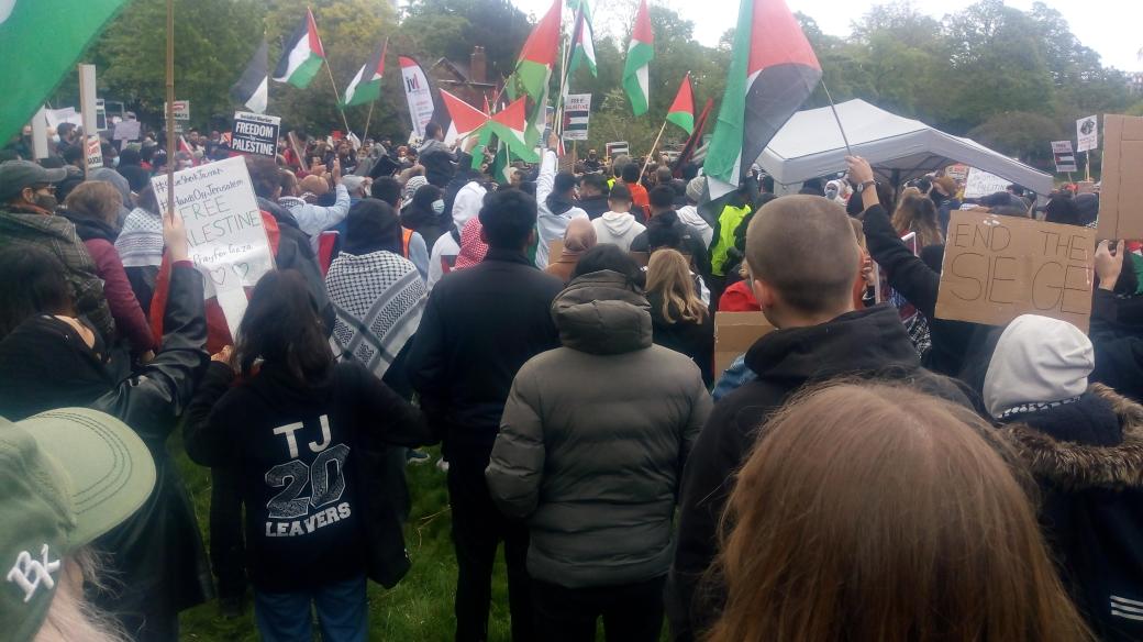 LionelTwigg's tweet photo. #plattfields right now. #FreePalaestine #Manchester https://t.co/pKVPNfuGHp