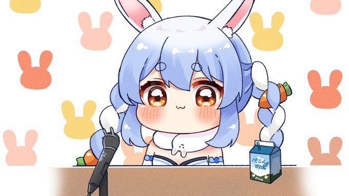 配信中のぺこらちゃん
#ぺこらーと 
