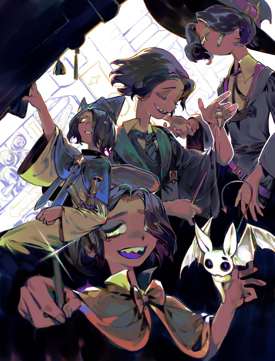 某蓝molab 因为我是魔法少女狂热爱好者所以我分别蓝莓优格 帕菲迪亚 霍格沃茨 小魔女学园 的制服雷到不售后