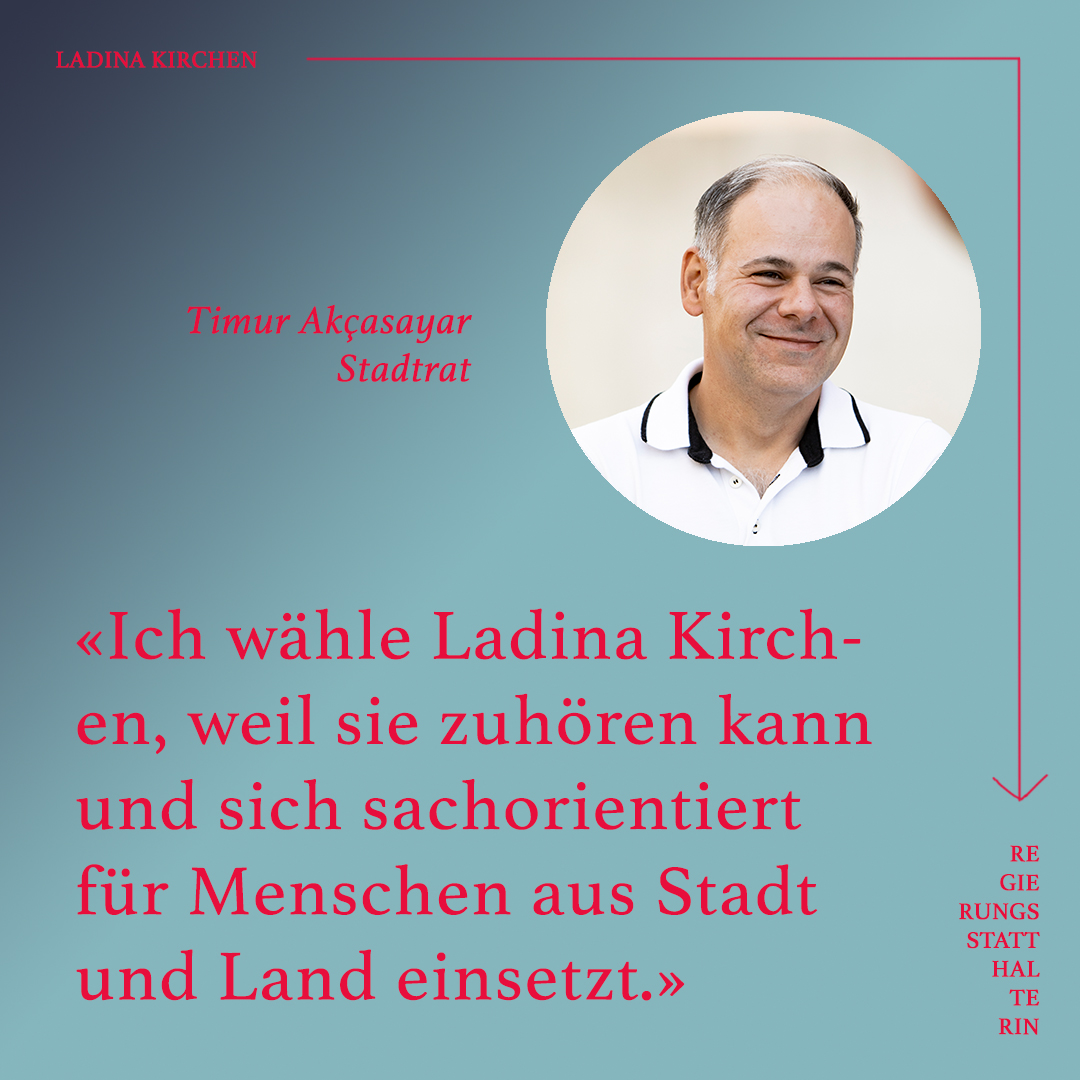 Mit Timur Akçasayar verbindet mich (unter anderem) das Wohnquartier (Stadtteil 6), die Sektion <a href="/SPBuemBeth/">SP Bümpliz/Bethlehem</a>  und die gemeinsame Zeit im Stadtrat, wo Timur nach wie vor Politik macht. 😀😍
#DieRegierungsstatthalterin 
ladinakirchen.ch
<a href="/SP_Stadt_Bern/">SP Stadt Bern</a> <a href="/spkantonbern/">SPBE</a>