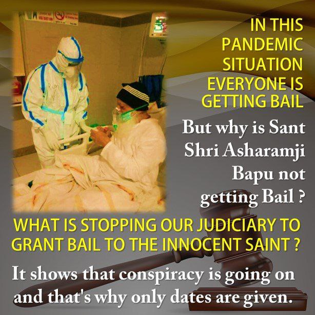 RohGhelot's tweet photo. Sant Shri Asharamji Bapu के साथ न्यायालय द्वारा हो रहे अन्याय को देखकर आम जनता का न्यायालय से विश्वास उठ रहा है।अगर भारतीय न्याय व्यवस्था ही पक्षपात करे, तो जनता किस पर भरोसा करेगी?
#अब_तो_रिहा_करो https://t.co/NPxJj969dR