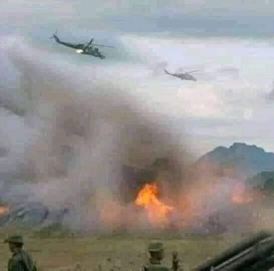BoMee_BM's tweet photo. Our people in Mindat, Chin State are facing unspeakable terrors and atrocities from the military junta 
Photo credit #HelpMinDat #HumansAreNotShields #NoFlyZoneInMyanmar https://t.co/ZRqrRBfhwl
