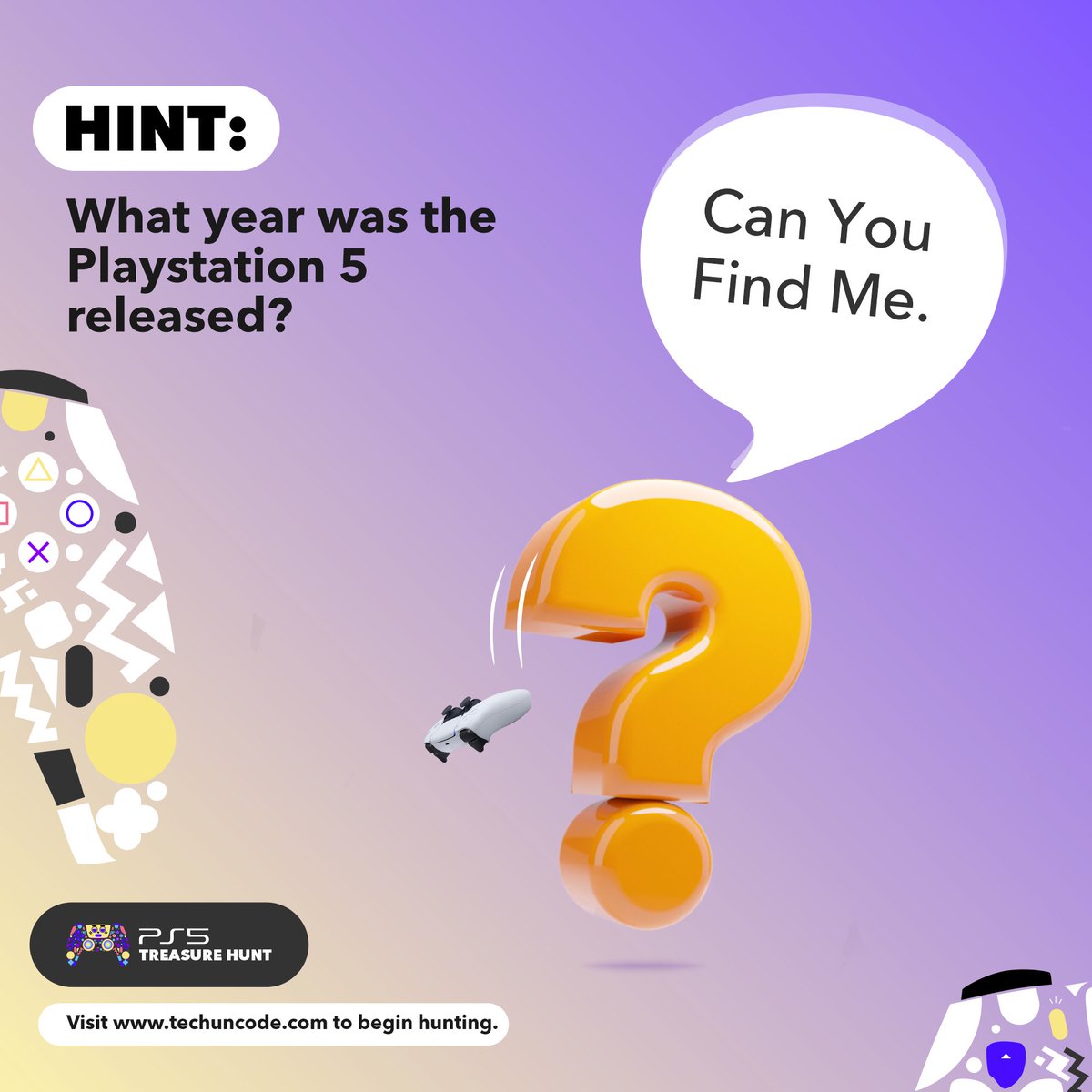 techuncode's tweet photo. Hint 7: What year was the PlayStation 5 released?
To submit your entry or answer, swipe left to see how to participate in the #TechuncodePS5Hunt.
Quick expo: Farm Investment
Remember to tag your friends to stand a chance to win!
Good luck!
#Techuncode #TreasureHunt #WinAPS5 https://t.co/AWiIw2b52o