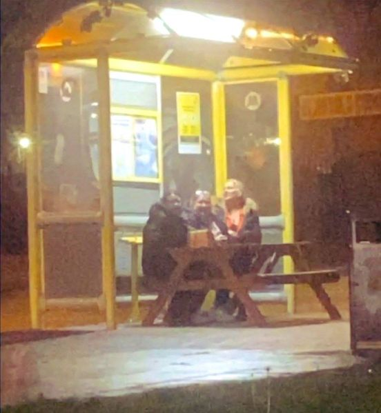 Kudos to the girls drinking outside The Globe on Park Road last night who moved their table under a bus stop shelter when it started raining....