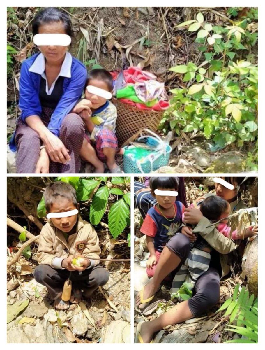 MilkTeaMM_MTAM's tweet photo. Military terrorists have been launched airstrike &amp; fired artillery shells in #Mindat. Moreover, they have been abducting people in the town to use as human shields and many unarmed civilians have been injured due to airstrikes.
#HelpMindat
#NoFlyZoneInMyanmar
#HumansAreNotShields https://t.co/TVN3SwIdCm