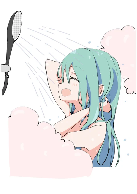 今日はエロく見えないように気をつけながらシャワーの絵をかいてみたり、前に描いた全身絵をかき直したり塗り直したりしました。

#mv用絵ミク 