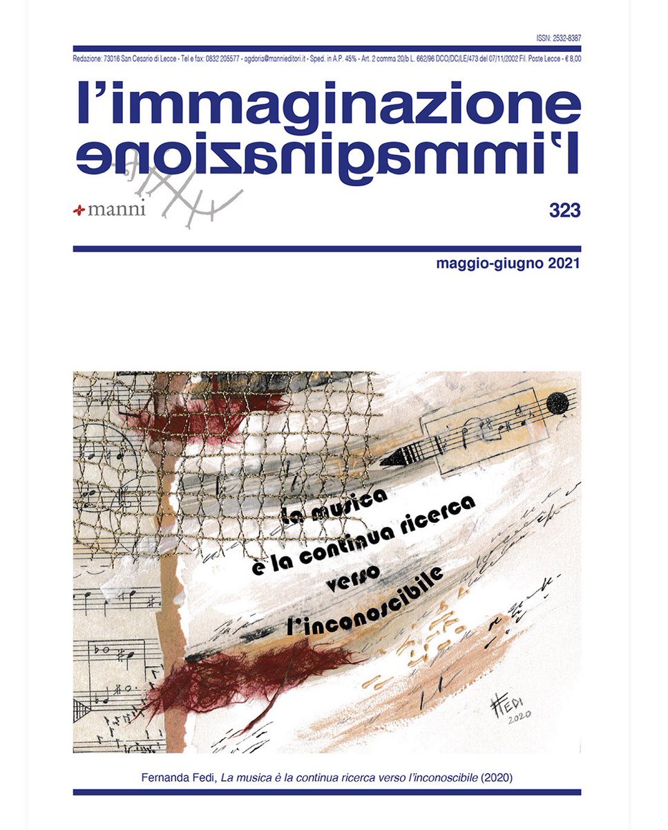 Sul numero 323 dell’Immaginazione, dal 20 maggio in libreria, racconto il saggio di Gabriele Sabatini, Numeri Uno @minimumfax <a href="/ManniEditori/">Manni Editori</a>