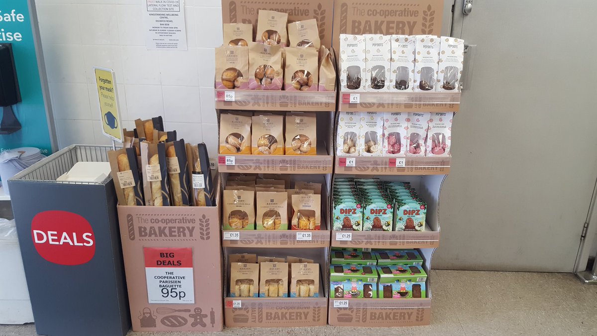Fantastic In-store bakery availability and promotion lines in store today. Great pick up lines for Saturday selling and football. ⚽️🍩 <a href="/Ryanhigg11/">Ryanhiggins</a> <a href="/StaceyNewson3/">Stacey Newson</a> <a href="/mycoopfood/">Central Co-op Food</a>