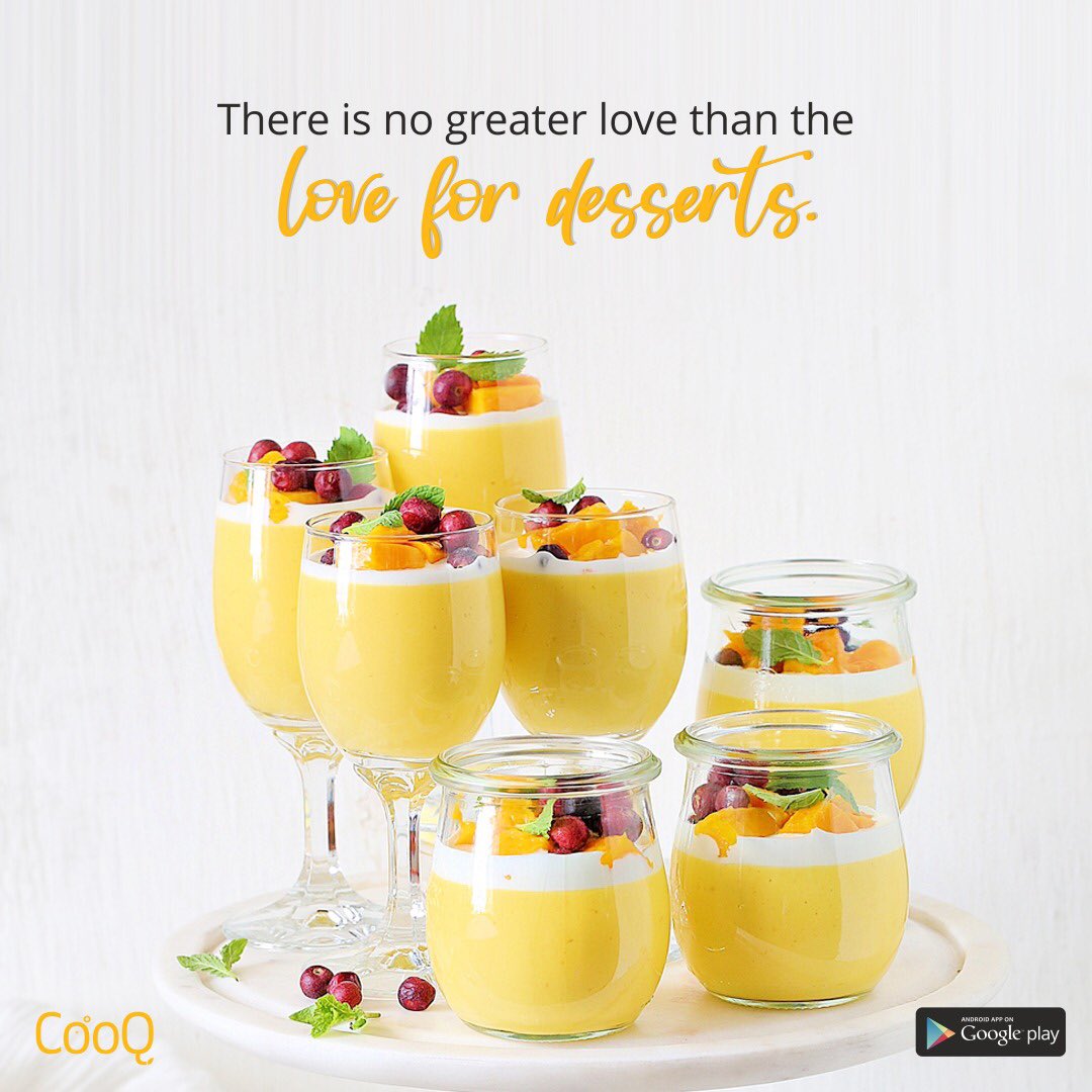 What better than love for these mangonificient desserts?? 🥭
Indulge in some mango-licious recipes this summer. Head over to the Cooq app NOW 📲
Link in bio💻

#CookWithCooQ #CooQapp #CooQ    #desserts #mango #sweettooth #dessertlover #dessertrecipe #summerdelights #mangodelight