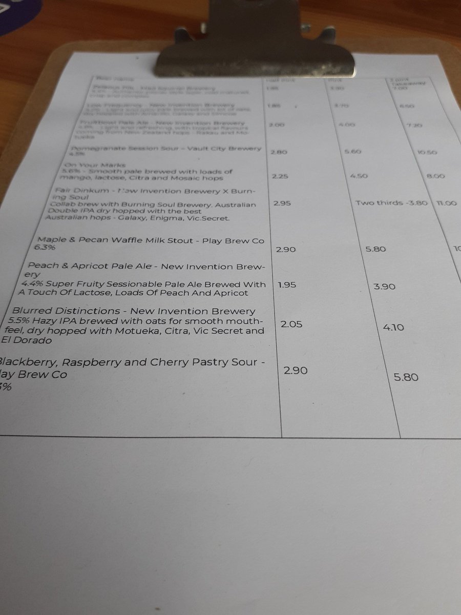 BrumBeerBlog's tweet image. Sampling some excellent brews at @NIBrewery.

Currently supping- Low Frequency (Juicy Pale, #LowABV)

&amp;amp;  a Cherry Pastry Sour by @PlayBrewCo #SaturdayBeers