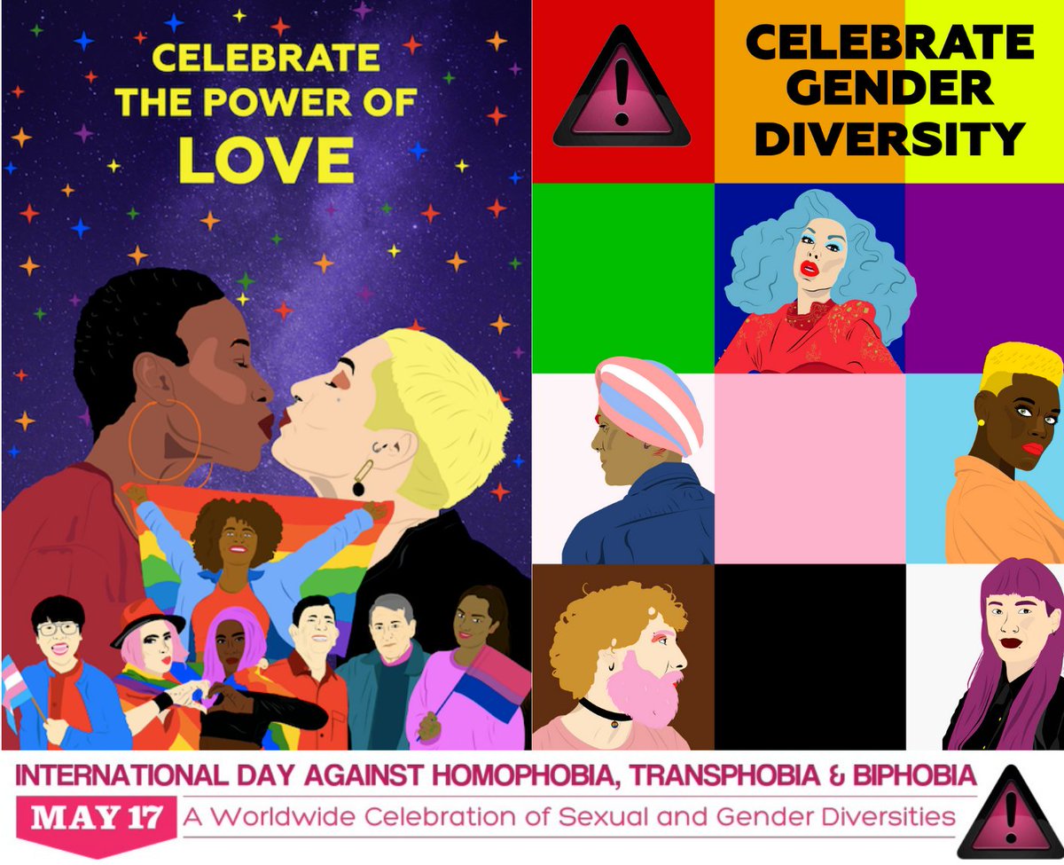 Today on the International Day Against Homophobia, Transphobia and Biphobia, I stand for diversity and freedom!
#IDAHOBIT #IDAHOBIT2021