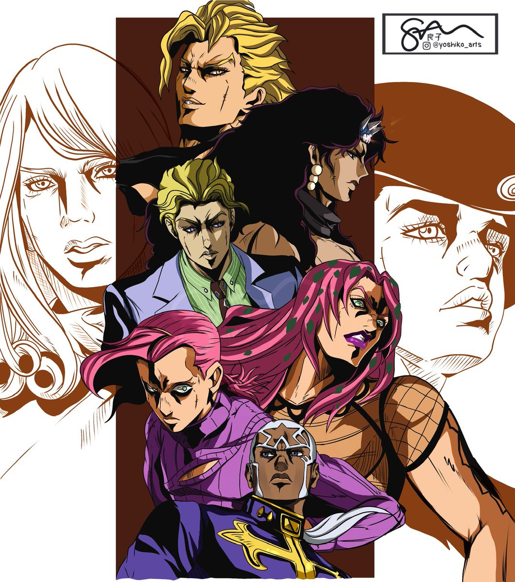 Yoshiko Steph Banryuu The Antagonist 7 Ig Yoshiko Arts Jojosbizarreadventure Jjba ジョジョの奇妙な冒険 Jjbafanart