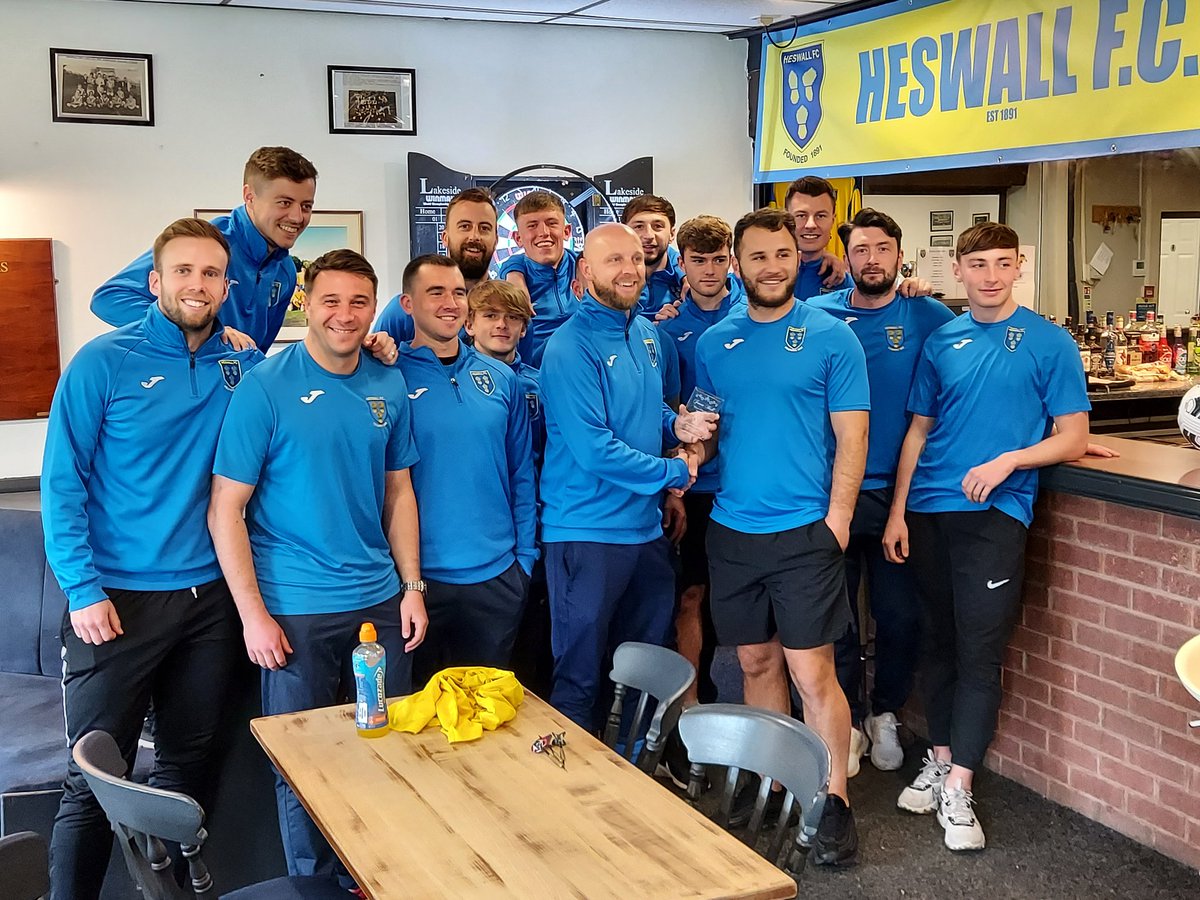 community_hfc's tweet photo. Club Player of the Month for April was @Jasonbull96 ,after some great performances for the Reserves, he's stepped up to the first and finished the month with 9 goals, award sponsored by @KCreative , thank you so much for your support. Well done the Bull 🟡🔵🟡🔵 @HeswallNubNews https://t.co/7NxhpaZ4j8