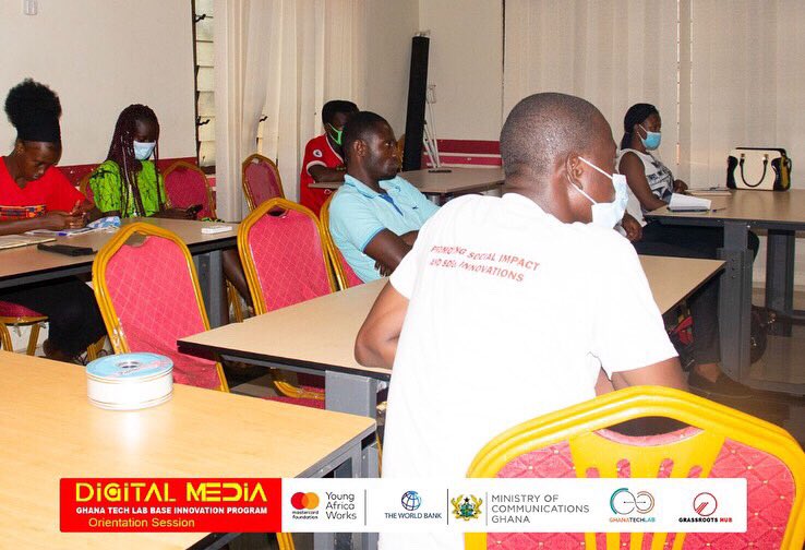 grassrootshubgh's tweet image. Yesterday, successful applicants for the upcoming Digital Media training were taken through an orientation at the hub. They were informed to know what to be expecting during the entire 6 weeks. @mocghana @MastercardFdn @youngafricawks @GhanaTechLab #digitalmedia #baseprogram