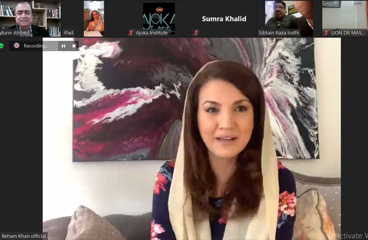 EmmayeSyed's tweet photo. @RehamKhan1 speaking at the relaunching of #FriendofChina by #DevcomPakistan themed on Pakistan-China PPP mechanisms for social and cultural collaboration on Saturday May 15, 2021 @LiuXininBeijing @mahl33 @FarahSaadya @Shiffa_ZY @zlj517 @Zoon_AhmedKhan @CPECAuthority @AmbNong https://t.co/hMOM4BhnmN