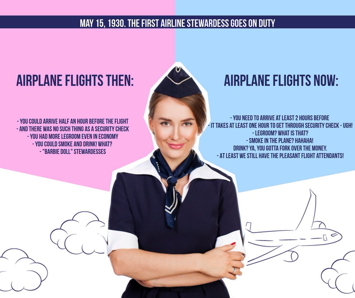 Shoutout to all the airline stewardess! Air travel is so much better because of you.
