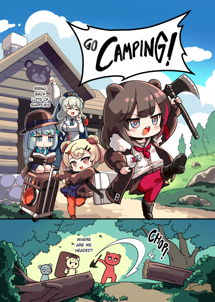 Today is my birthday! Here's Three Little Bears 10 pages for free reading (p 1-4)
ep2. are also planned. Support from here https://t.co/zwjrH7eykp
#Arknights 