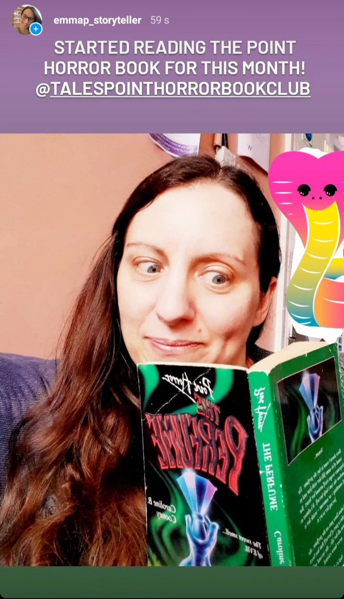 EmmaStoryteller's tweet photo. What's my favourite book club? This one! @TalesPHBC @ChelleyToy
#PointHorror #ThePerfume #90sYa https://t.co/ZNANKk8Rt6