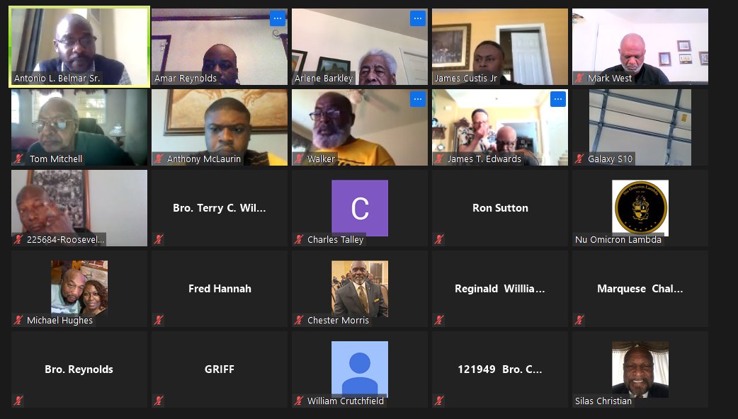 NAlphas's tweet image. Good morning.  Chapter Meeting business