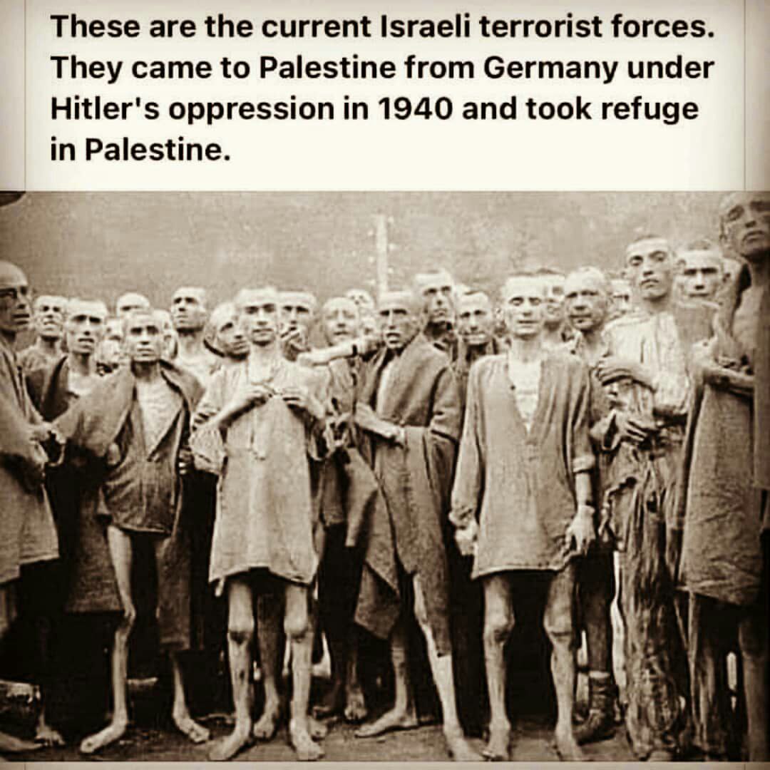 ZIONIS YAHUDI lari dari Hitler, datang dengan mengemis tinggal di Palestina di sambut tetapi kini mereka  merampok hak Kemerdekaan Palestina dengan membunuh jutaan umat islam Palestina, lihat masa lalu Zionis Yahudi