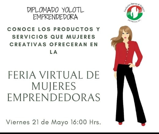 BarrazaWalteros's tweet photo. Diplomado Yolotl Emprendedora
Décima Sesión y Feria Virtual

Viernes 21 de mayo 
16:00 horas 
Vía Zoom

#OSC 
#emprendimiento 
#mujer https://t.co/IU1EV5uIKq