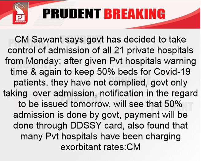 #Goa #Health #Covid19 #Govt <a href="/DrPramodPSawant/">Dr. Pramod Sawant</a>