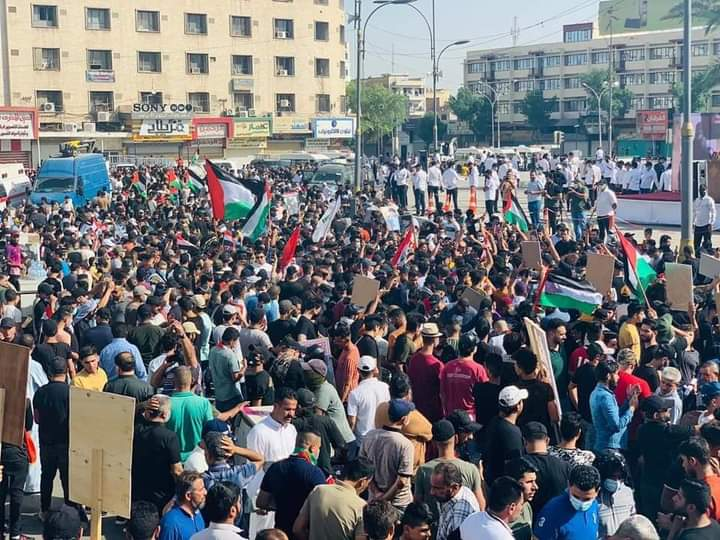 ScreenMix's tweet photo. عاجل:

مظاهرات كبيرة في بغداد تضامنًا مع فلسطين 🇮🇶🇵🇸 https://t.co/t24NkvFkVI