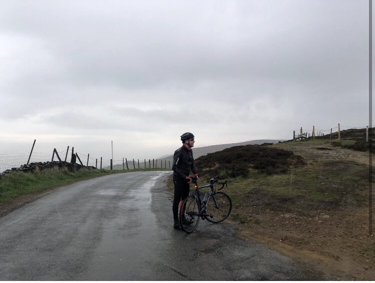 Some serious training today on a very wet day by the MAMILs - 6 days and counting justgiving.com/fundraising/Am…